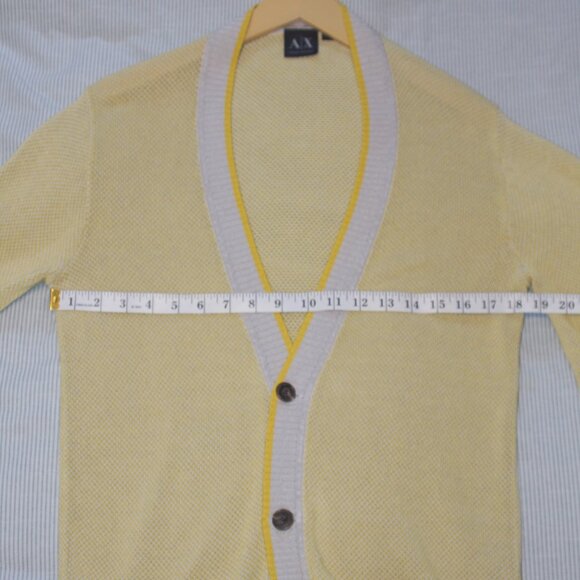 Armani Exchange cotton/linen cardigan medium - Picture 10 of 10